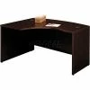 Bush Business Furniture Bush Furniture Left Hand Wood Desk with Bow Front - Mocha Cherry - Series C