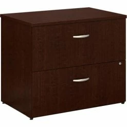 Bush Business Furniture Bush Furniture Lateral File Cabinet, 2 Drawer with Double Handle Pulls - Mocha Cherry - Series C