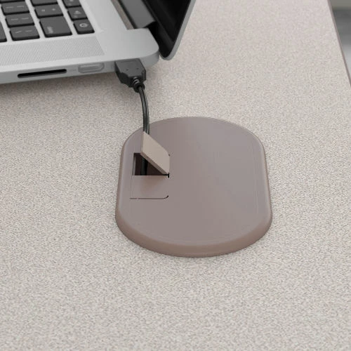 Bush Business Furniture Bush Furniture Wood Office Desk - 60" - Pewter 3 Bush Business Furniture Bush Furniture Wood Office Desk - 60" - Pewter - Image 3