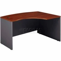 Bush Business Furniture Bush Furniture Right Hand Wood Desk with Bow Front - Hansen Cherry - Series C -Outlet Desks & Workstations Store WC24422 EMPTY