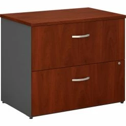 Bush Business Furniture Bush Furniture Lateral File Cabinet, 2 Drawer with Double Handle Pulls - Hansen Cherry - Series C