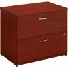 Bush Business Furniture Bush Furniture Lateral File Cabinet, 2 Drawer with Single Handle Pulls - Mahogany - Series C