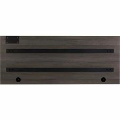 Interion By Global Industrial Interion® Open Plan Office Desk - 72"W x 30"D x 29"H - Charcoal Top with Black Legs -Outlet Desks & Workstations Store Work Surface Bottom Charcoal 1