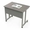 Linea Italia® Basic Small Desk - 24"W x 36"D - Ash