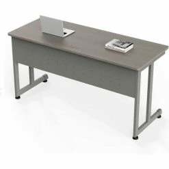 Linea Italia® Basic Office Desk - 24"W x 60"D - Ash