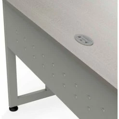 Linea Italia® Basic Office Desk - 24"W x 60"D - Ash -Outlet Desks & Workstations Store ZUD218 05