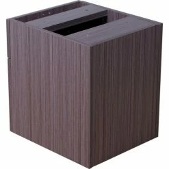 Boss 2 Hanging Pedestal - 3/4 Box/File - Driftwood 6 Boss 2 Hanging Pedestal - 3/4 Box/File - Driftwood -Outlet Desks & Workstations Store n108 dw back view