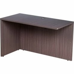 Boss Reversible Desk Return - 24"W x 48"D - Driftwood