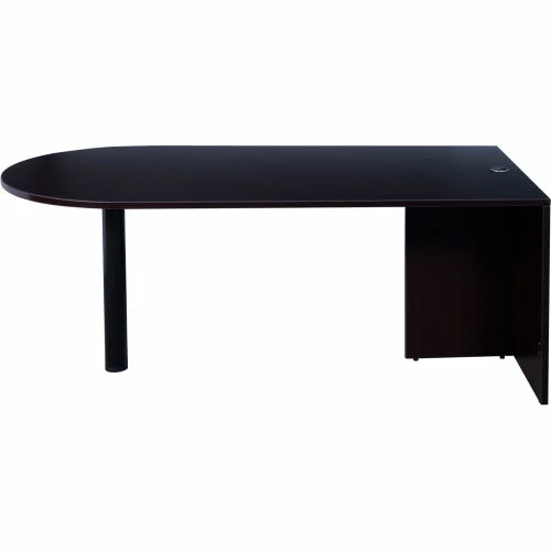 Boss Bullet Office Desk - 71"W x 35"D - Mocha 1 Boss Bullet Office Desk - 71"W x 35"D - Mocha