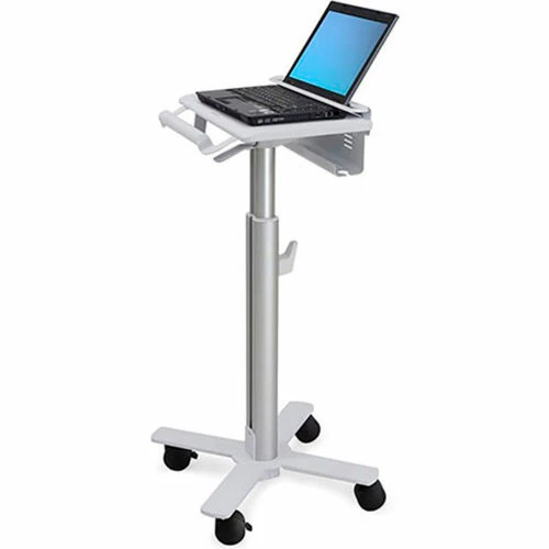 Ergotron® StyleView® SV10 Non-Powered Laptop Cart, White/Aluminum 1 Ergotron® StyleView® SV10 Non-Powered Laptop Cart, White/Aluminum