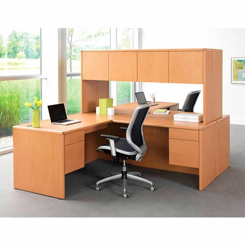 HON® Double Pedestal Desk - 60"W x 30"D x 29-1/2"H - Harvest - 10500 Series 2 HON® Double Pedestal Desk - 60"W x 30"D x 29-1/2"H - Harvest - 10500 Series - Image 2