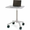 Ergotron® Zido® 22"W Adjustable-Height Laptop Cart, Cool Gray